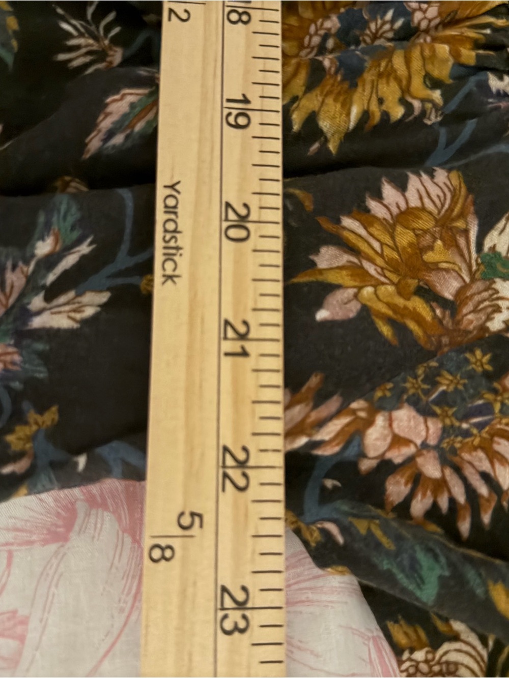 Natural Life Babydoll Boho Floral Paisley Top 3/4 Sleeve - Picture 5 of 7